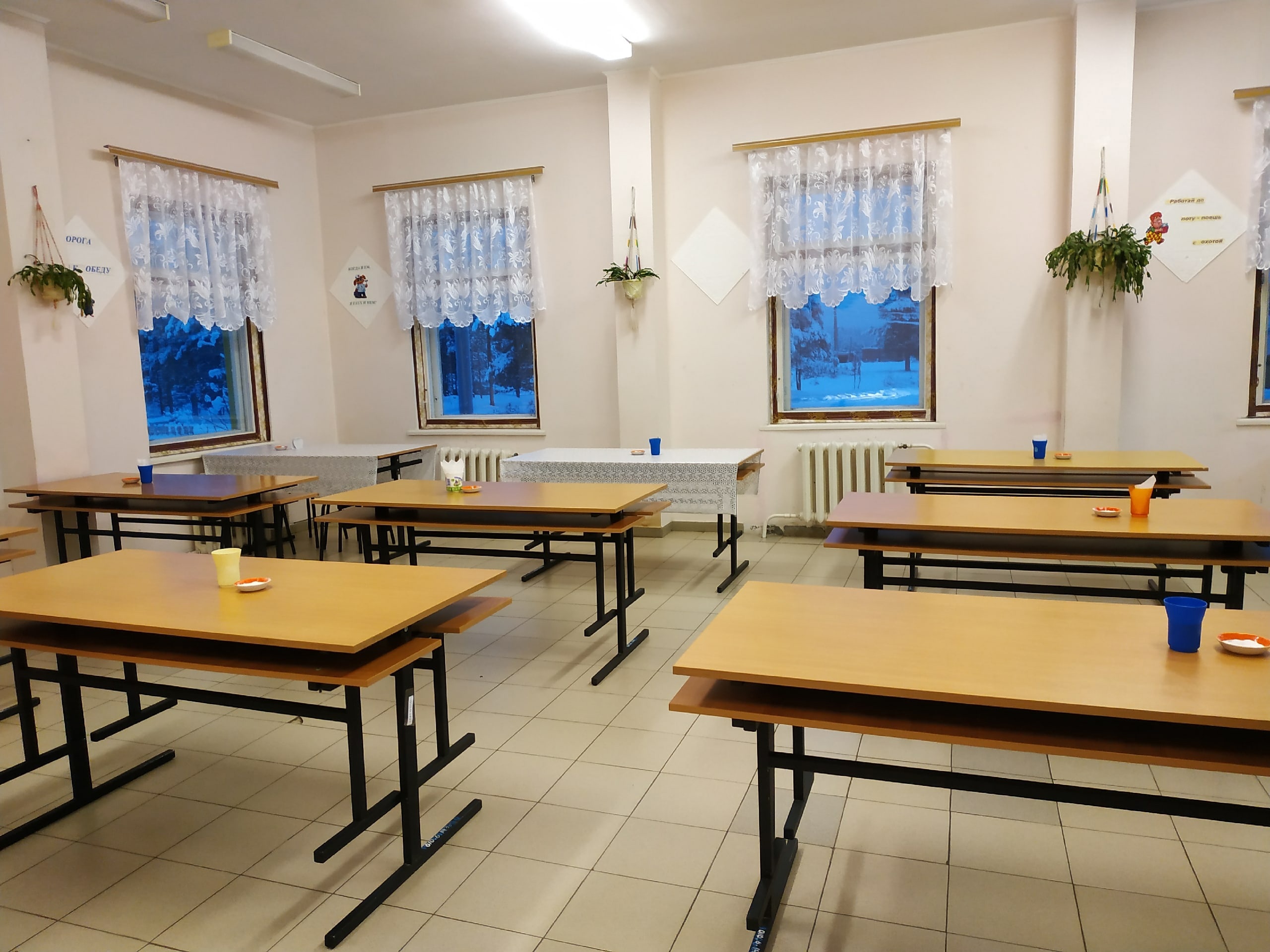 школьная столовая на 52 места